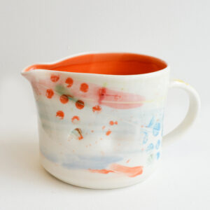 Helen Harrison - Large Red Porcelain Pourer - Image 2