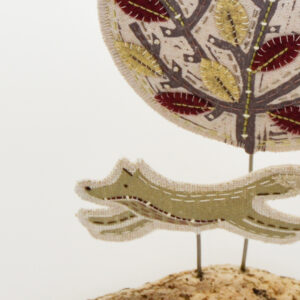 Louise Nichols - Lino Cut on Drift Wood - Image 2