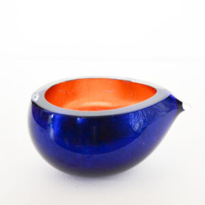 Emmy Palmer - Cobalt Glass and Copper Pip Bowl