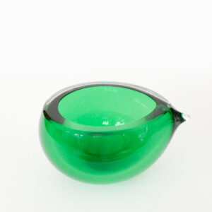 Emmy Palmer - Emerald Glass Pip Bowl - Image 2