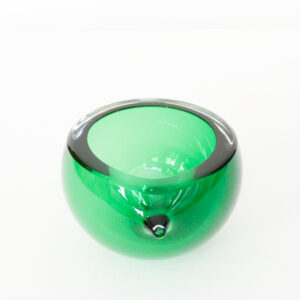 Emmy Palmer - Emerald Glass Pip Bowl - Image 3