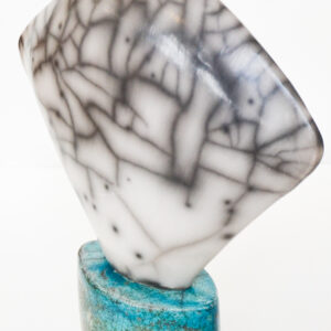 Susan Luker - Smoke Fired Raku Sculpture - Image 2