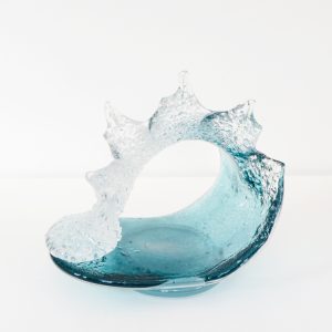 Richard Glass – Aqua Wave Sculpture