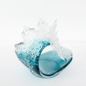 Richard Glass – Aqua Wave Sculpture - Image 3