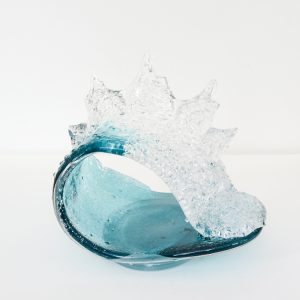 Richard Glass – Aqua Wave Sculpture - Image 2