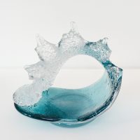 Richard Glass – Aqua Wave Sculpture