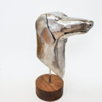 Mike Tucker - Stainless Steel Dog Sculpture