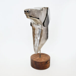 Mike Tucker - Stainless Steel Dog Sculpture - Image 4