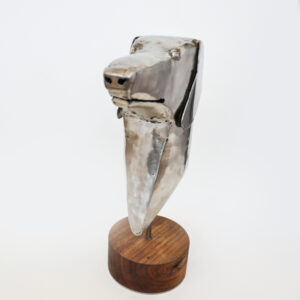 Mike Tucker - Stainless Steel Dog Sculpture - Image 3