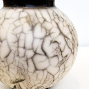 Abi Higgins - Raku Moon Jar - Image 3