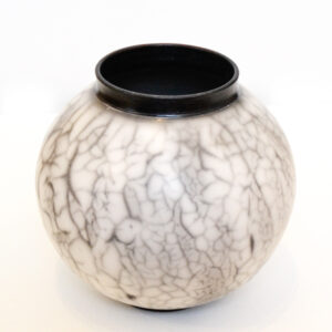 Abi Higgins - Raku Moon Jar - Image 2