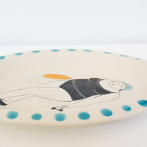 Lucie Sivicka -  Wild Swimming Illustrated Oval Dish - Image 4