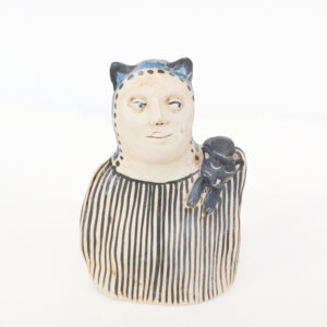 Lucie Sivicka - Person with Cat Sculpture - Image 2