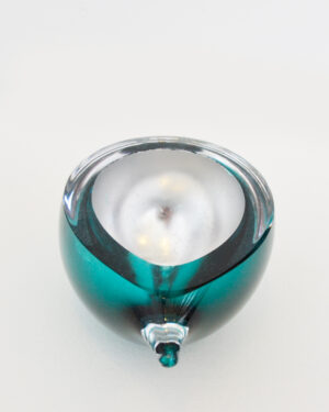 Emmy Palmer - Logoon Glass and Silver Pip Bowl