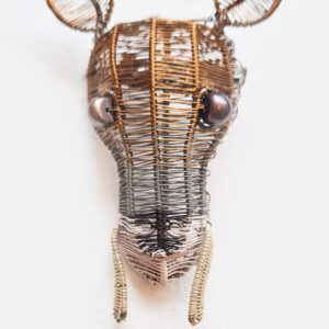 Kate Packer - Wire Water Deer Brooch - Image 4
