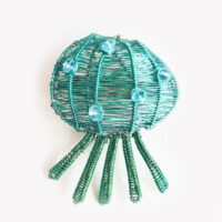 Kate Packer - Wire Jellyfish Brooch