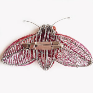 Kate Packer - Wire Moth Brooch - Image 2