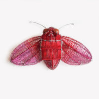 Kate Packer - Wire Moth Brooch