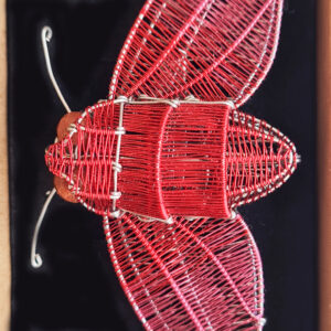 Kate Packer - Wire Moth Brooch - Image 4
