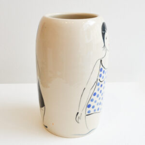 Lucie Sivicka - Wild Swimming Illustrated Vase - Image 3
