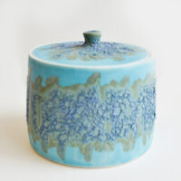Tim Gee - Blue Lidded Porcelain Pot