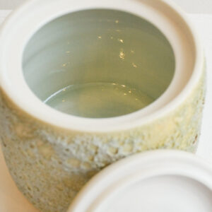 Tim Gee -Grey Lidded Porcelain Pot