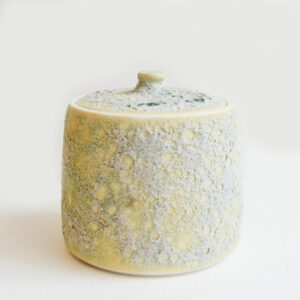 Tim Gee - Grey Lidded Porcelain Pot - Image 2