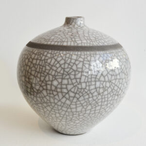 Dan Chapple - White Crackle Vase