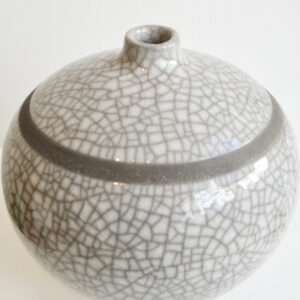 Dan Chapple - White Crackle Vase