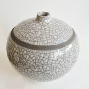 Dan Chapple - White Crackle Vase